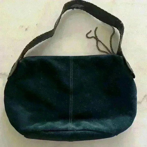 Vintage apt 9 suede leather women’s shoulder bag. - Picture 2 of 7